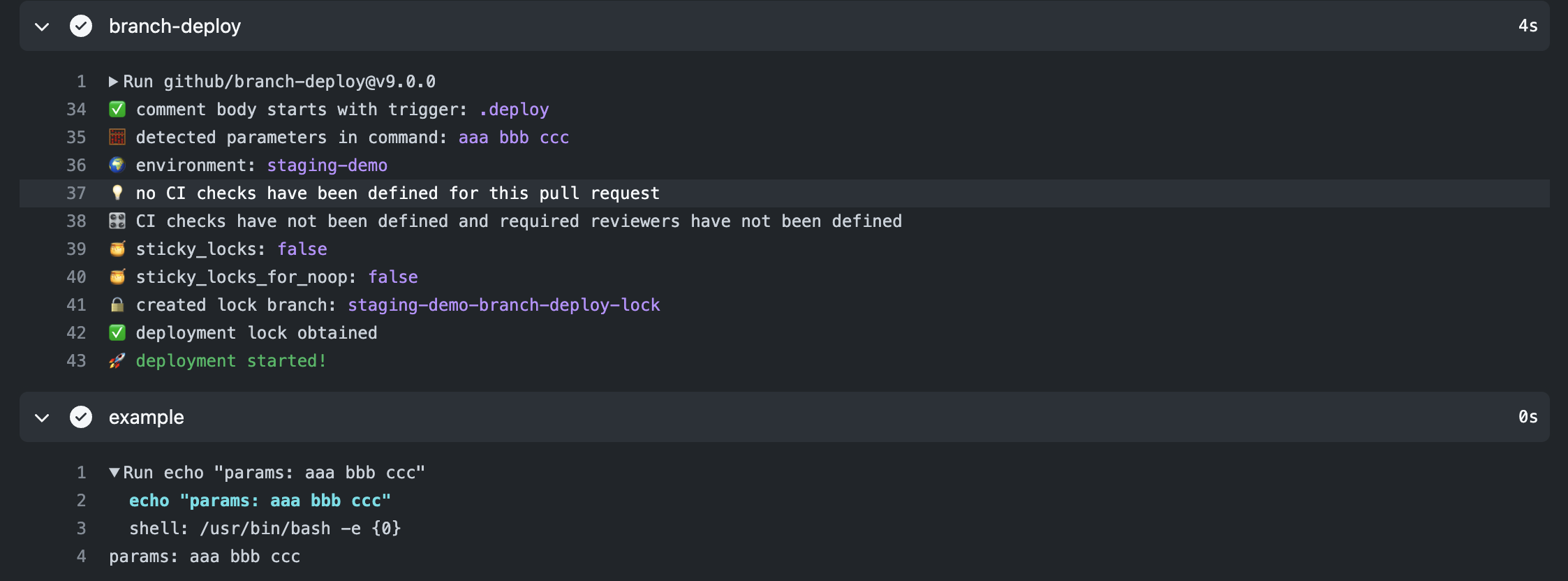 Brach Deploy Model