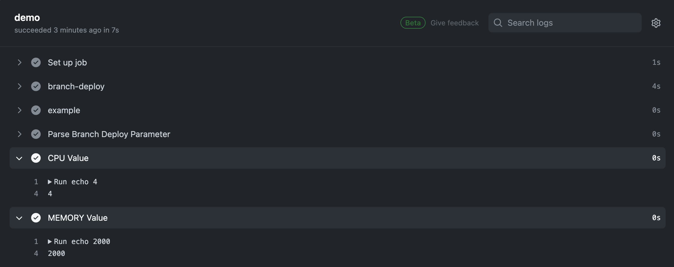 Brach Deploy Model
