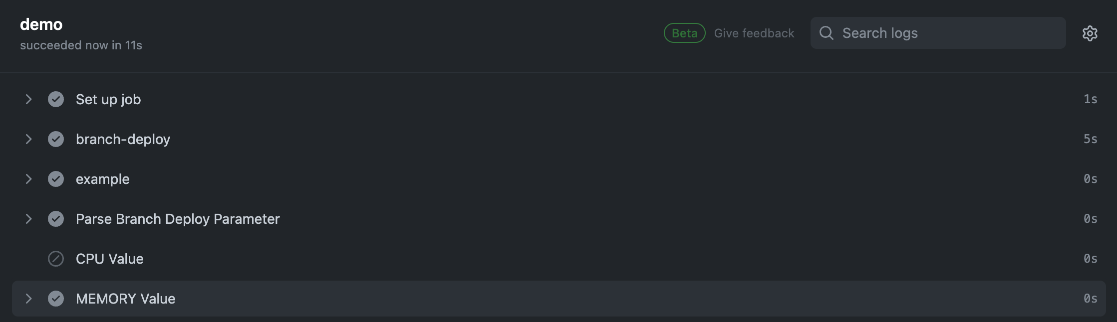 Brach Deploy Model
